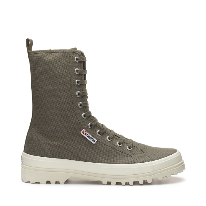 Superga Es 2641 Alpina Botas Altas - Verde Oliva