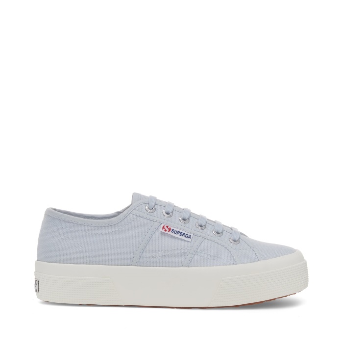Superga Es 2740 Plataforma Gris Lilla