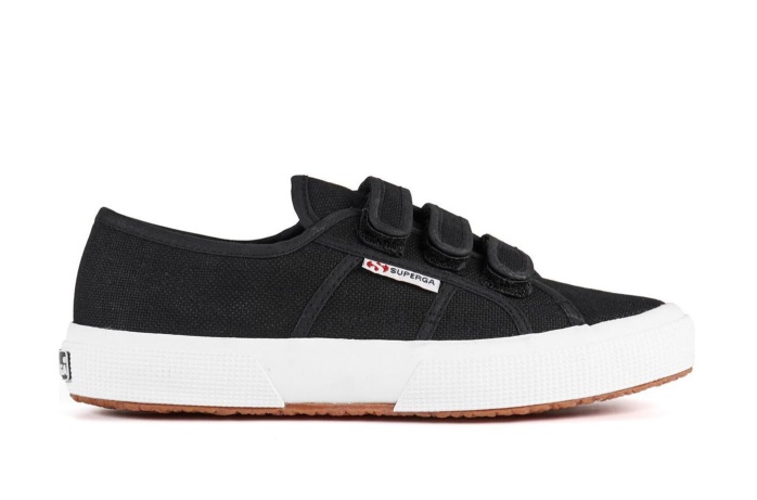 Superga Es 2750 Cot3strapu Negro-f Blanco