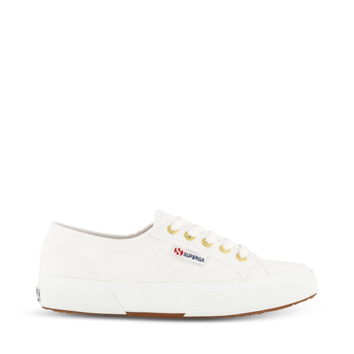 Superga Es 2750 Cotu Classic Blanco-oro-blanco-oro Amarillo