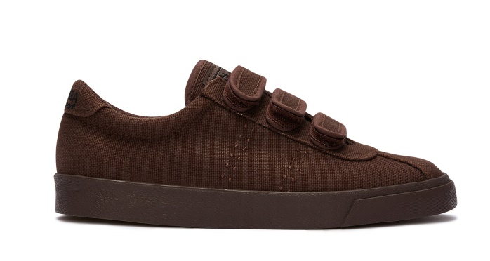 Superga Es 2843 Club S 3straps Algodón Chocolate-negro