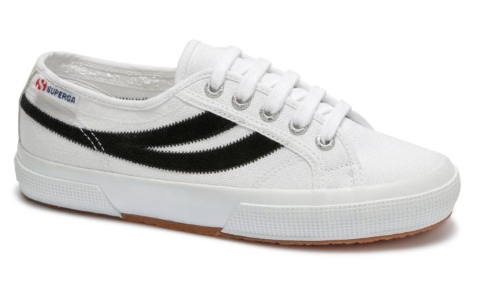 Superga Es 2953-cotusuede Blanco-negro
