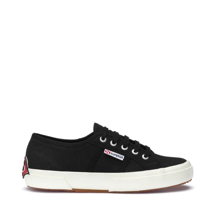 Superga Es 2750 Multicolor Logo Negro-rojo Labios-negro