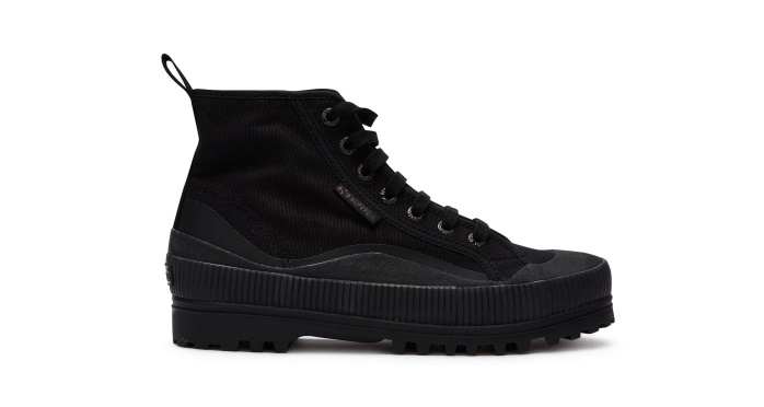 Superga Es 2469 Alpina Wave Hd Print Mezcla De Negro Y Gris