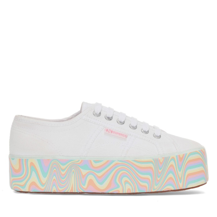 Superga Es 2790 Multicolor Liquify Suela Blanco-multicolor Pasteles