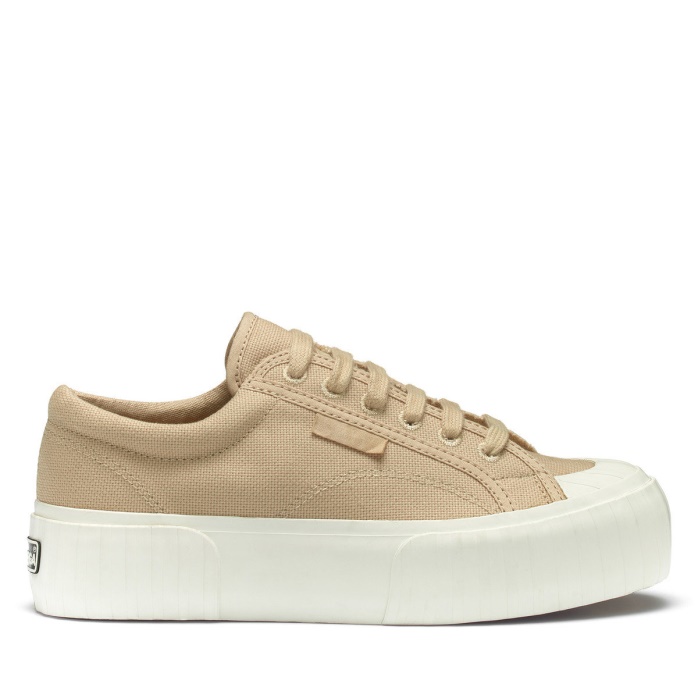 Superga Es 2631 Raya Plataforma Tinte Natural Organico Magenta-terminalia