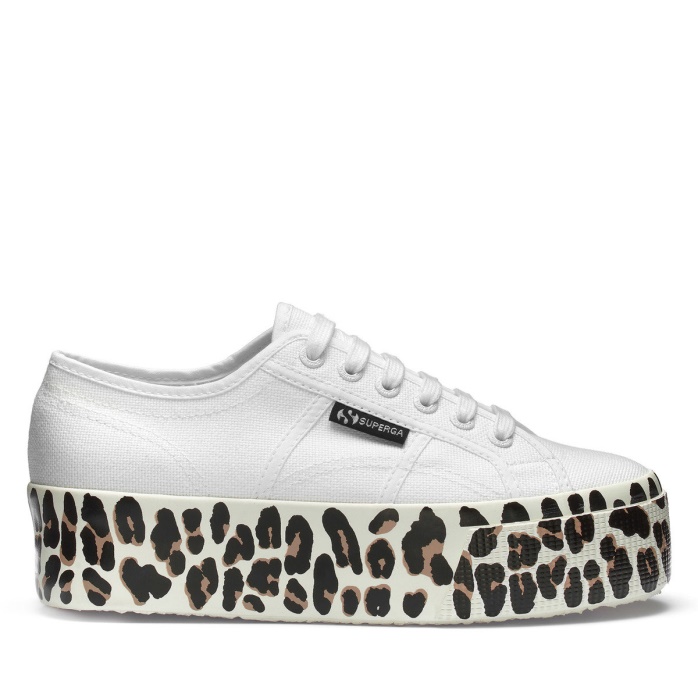 Superga Es 2790 Estampado Foxing Leopardo Claro Blanco Avorio-f Lt Leopardo Beige
