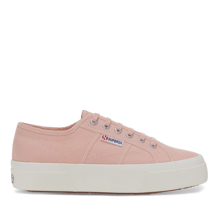 Superga Es 2740 Plataforma Rosa Rubor-f Avorio