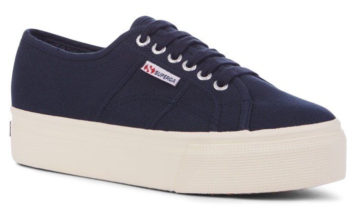 Superga Es 2790 Linea Arriba Abajo Azul Marino