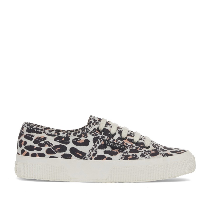 Superga Es 2750 Light Leopard Print Lt Beige Leopard-f Avorio