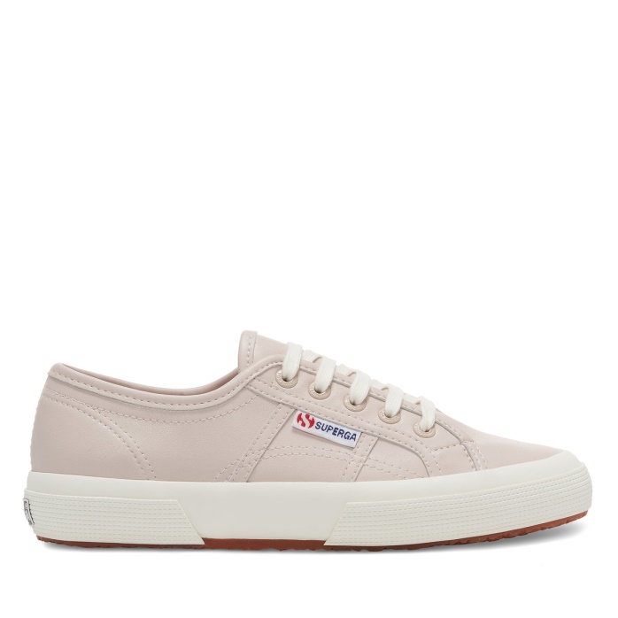 Superga Es 2750 Piel Vegana Rosa Almendra-f Avorio