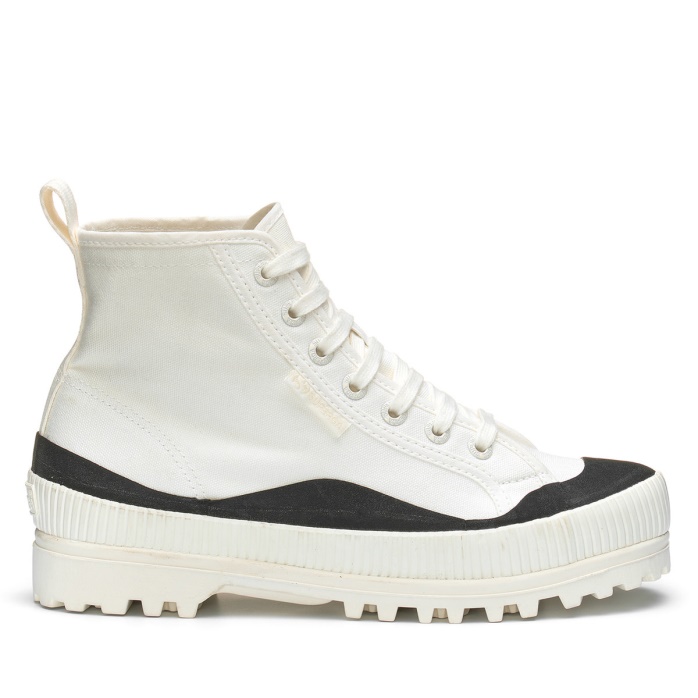 Superga Es 2469 Alpina Wave Tape Blanco Avorio-negro