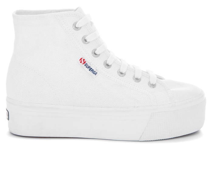 Superga Es 2705 Caña Alta Blanca