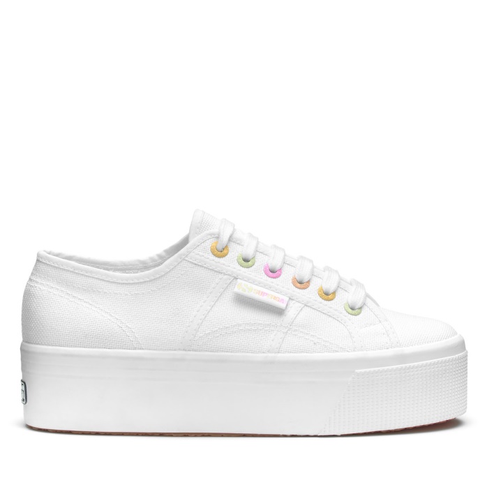 Superga Es 2790 Detalles Arcoiris Blanco-candy Multicolor