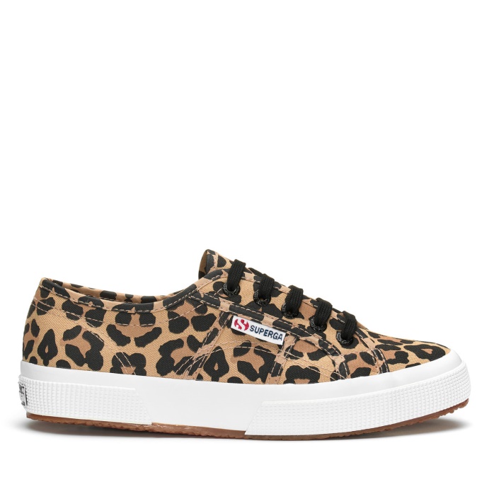 Superga Es 2750 Estampado Leopardo Grande Clásico Leopardo
