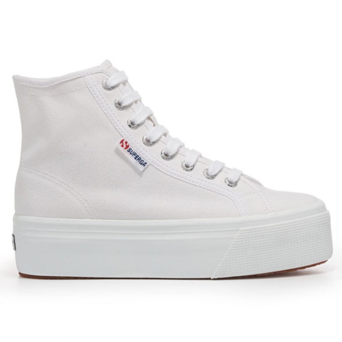 Superga Es 2708 Hi Top Blanco