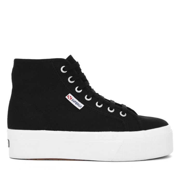 Superga Is 2705 High Top Negro-blanco